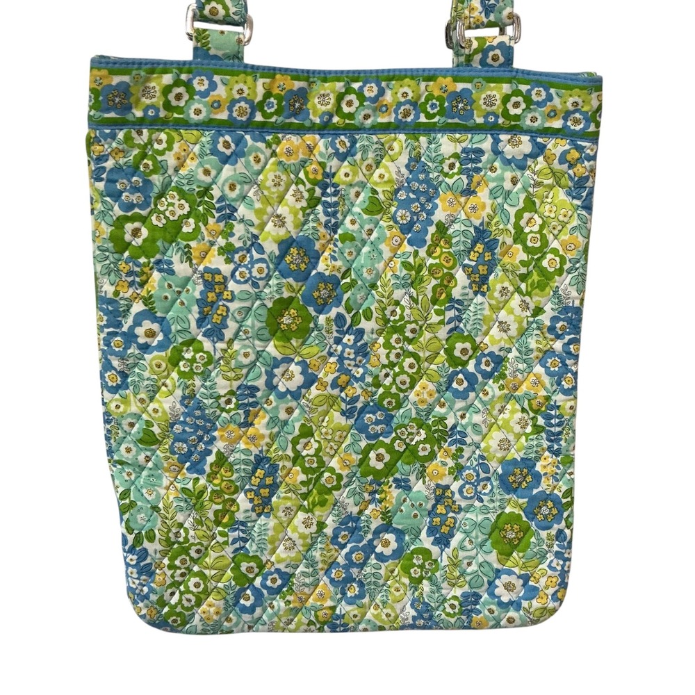 Vera Bradley Slim Tote Bag English Meadow Quilted Floral Travel‎ Shoulder Bag - Picture 4 of 12